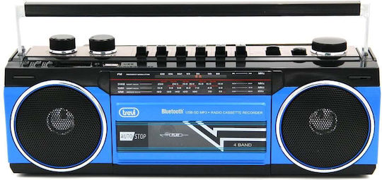 Trevi RR 501 BT Φορητό Ραδιόφωνο Μπαταρίας με Bluetooth και USB Μπλε