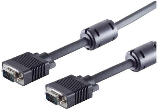Microconnect Kabel VGA-Stecker - VGA-Stecker Schwarz 10m (MONGG10FB)