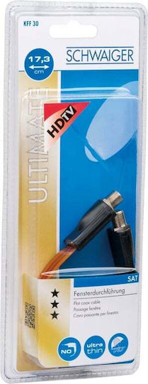 Schwaiger Kabelantenne Koax-Stecker - Koax-Buchse (KFF30531)