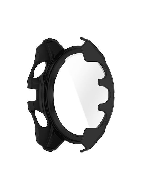 Carcasă de Plastic cu Sticlă Black/Blue pentru Garmin Fenix 8 Solar (51mm)