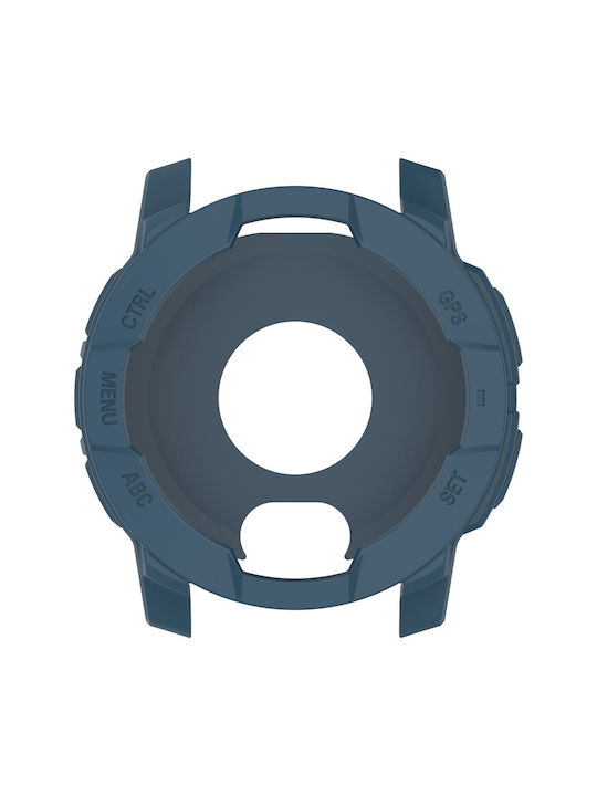 Θήκη Σιλικόνης σε Μπλε χρώμα για Garmin Instinct 3 (50mm) Θήκη Σιλικόνης σε Μπλε χρώμα για Garmin Instinct 3 (50mm)