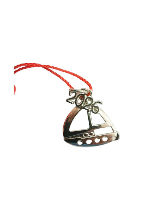 Kalliopi Silver Handmade Tabletop Lucky Charm Boat Silver 2026 2x2cm 1pcs