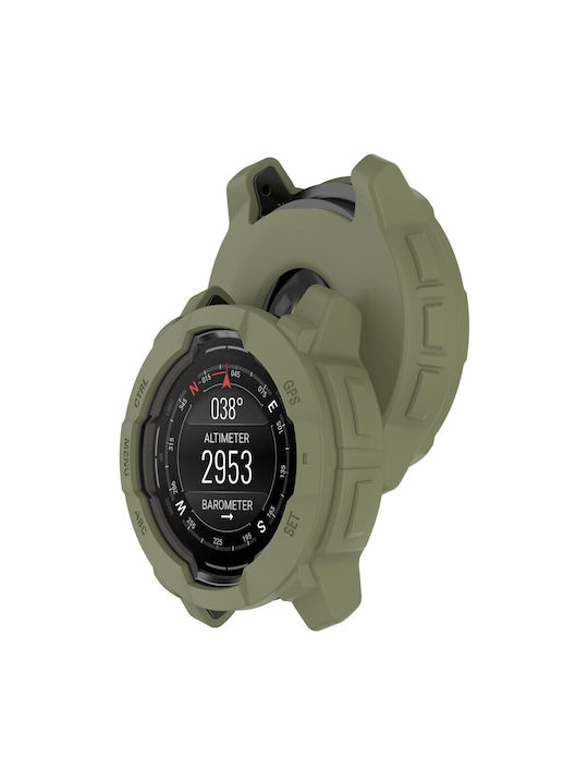 Silicone Case Army Green for Garmin Instinct 3 (50mm)