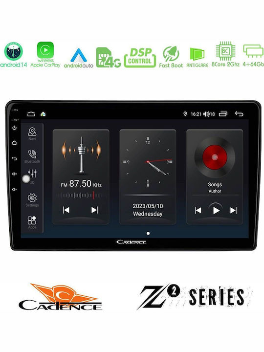 Bizzar Car Audio System for Volkswagen Transporter / Golf 2003-2015 (Bluetooth/USB/WiFi/GPS/Apple-Carplay/Android-Auto) with Touch Screen 9"