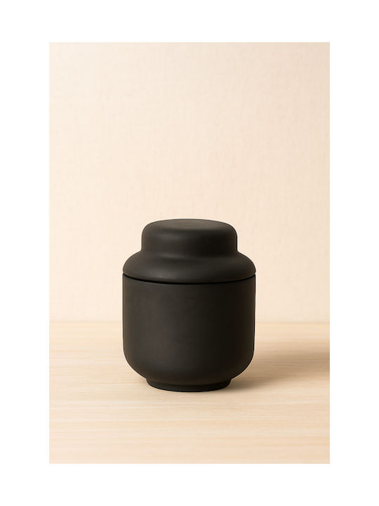 Handmade Aromatic Soy Candle Handmade Black Jar 11x9cm 780g