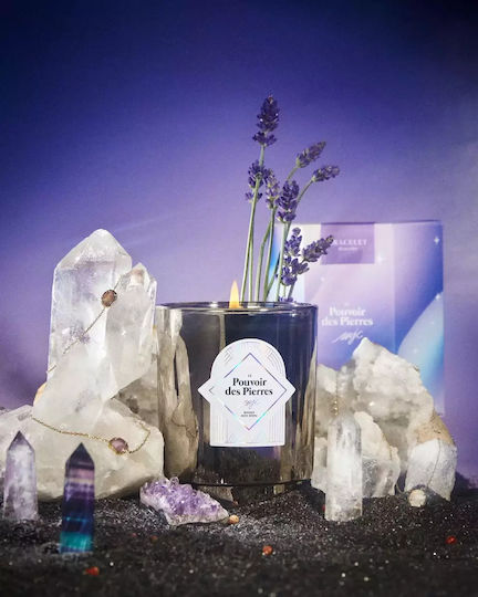 My Jolie Candle Power Stones Gold Necklace Candle Jewelry Necklace Surprise Amethyst