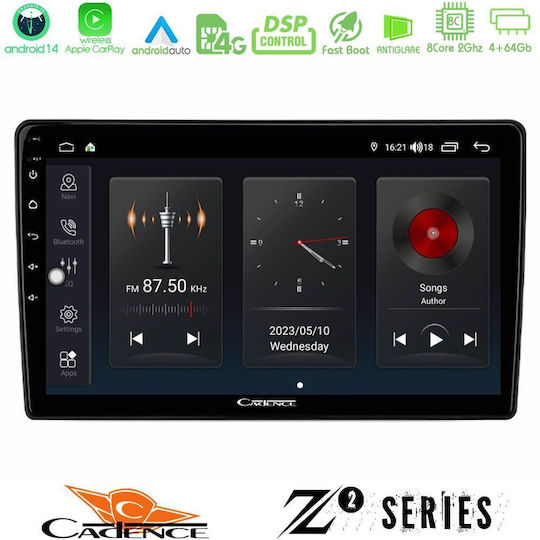 Bizzar Car Audio System for Hyundai iX35 2010-2013 with A/C (Bluetooth/USB/WiFi/GPS/Apple-Carplay/Android-Auto) with Touch Screen 9"