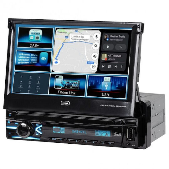 Trevi Автомобилно Радио 1 DIN Bluetooth USB