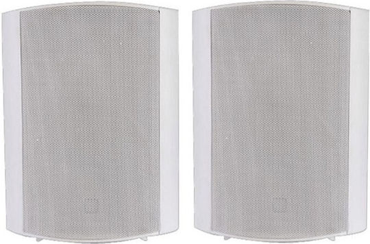 Tele Επιτοίχιο Ηχείο (Τεμάχιο) 14.3x15x21.5εκ. Λευκό SPS-430W
