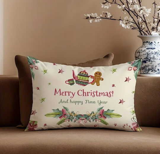 By Queen Limited Festive Edition Калъфка за Възглавница Джинджифилов Меденки 50×30 см