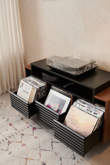 NorStone Έπιπλο Hi-Fi Μαύρο