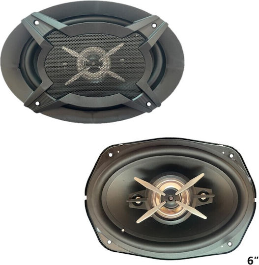 Car Speaker Set 6x9" with 80W RMS (4 Way)