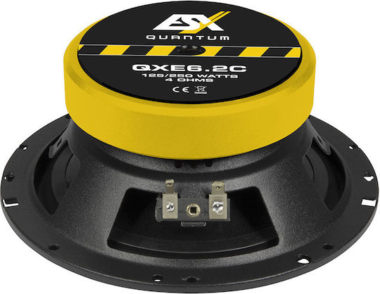 Esx Set Auto-Lautsprecher QXE6.2C Autolautsprecher 6.5" mit 125W RMS (2 Weg)