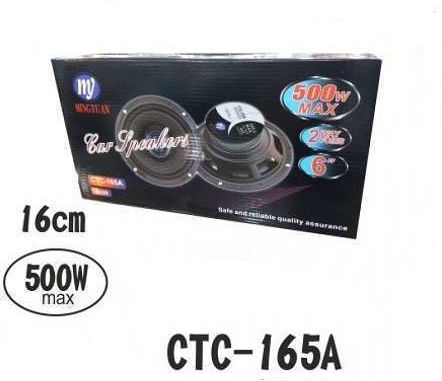 Set Auto-Lautsprecher CTC-165A 6" mit 500W RMS (2 Weg) Autolautsprecher 16cm