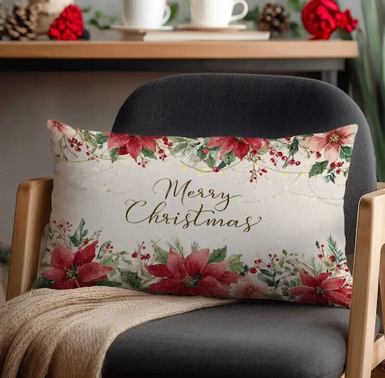By Queen Limited Festive Edition Pillow Case Merry Christmas Bliss 50×30 Cm