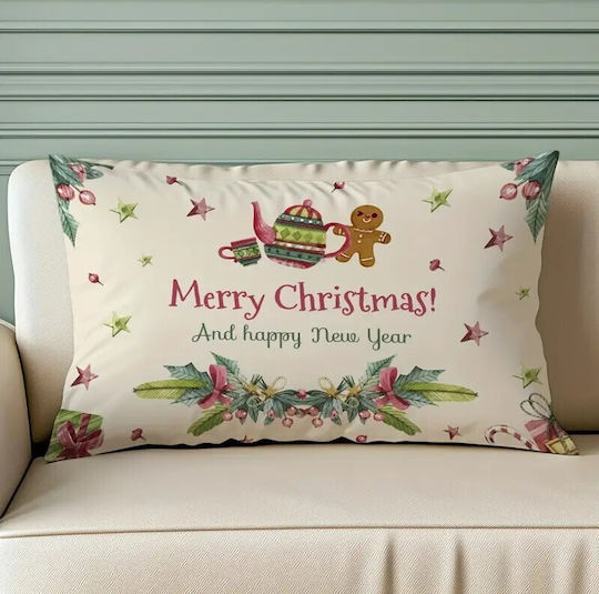 By Queen Limited Festive Edition Калъфка за Възглавница Джинджифилов Меденки 50×30 см