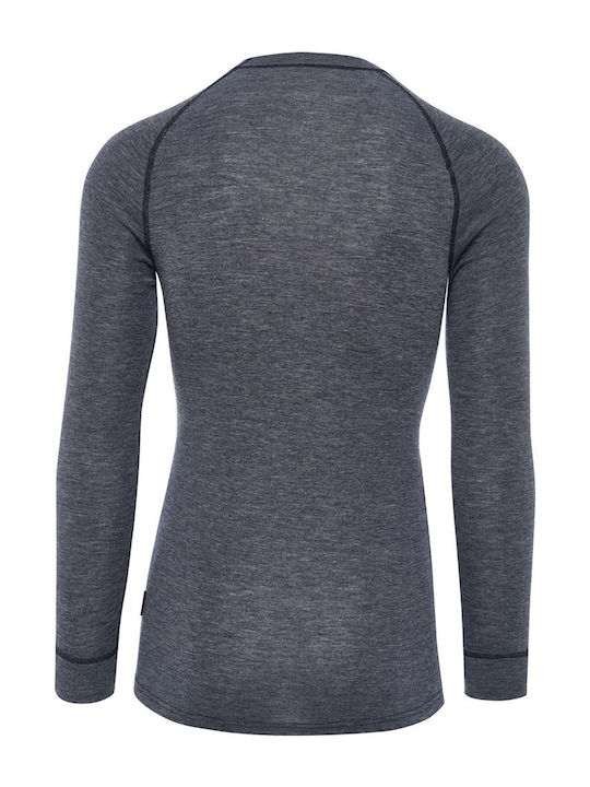 Thermowave Merino Warm Active Мъжка термо дълги ръкавици Сив