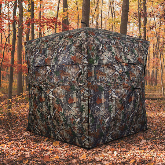 Costway Camping Tent Transparent 3 Seasons for 4 People 147x147x170cm