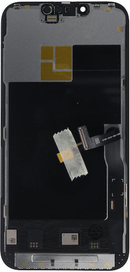 Screen OLED Soft with Touch Mechanism and Frame for iPhone 13 Pro (Black)