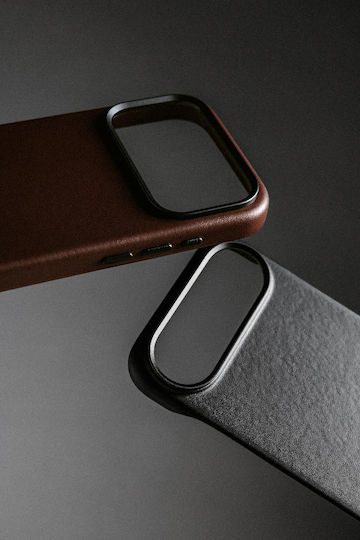 Nomad Back Cover Δερμάτινο / Σιλικόνης Μαύρο (iPhone Air)