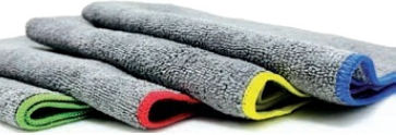 Delta Cleaning Cloths Microfiber Cleaning Car Gray 38x36cm 10pcs