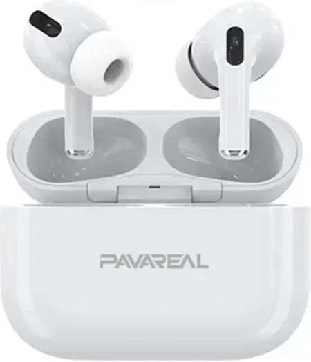 Pavareal P3 In-ear Bluetooth Handsfree Ακουστικά με Θήκη Φόρτισης Λευκά