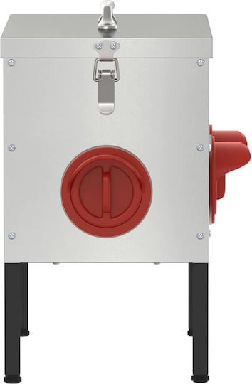 vidaXL Metalic Alimentator cu Capacitate 15kg 41.5x20.5x33cm.