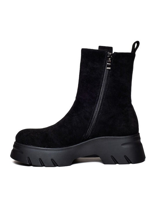 Stiefeletten Damen Schwarz