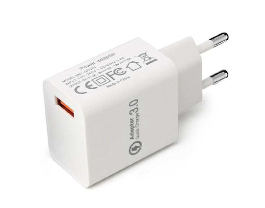 CoreParts Ladegerät ohne Kabel mit 2 USB-A Anschlüsse 12W Weißs (MBXAP-AC0007)