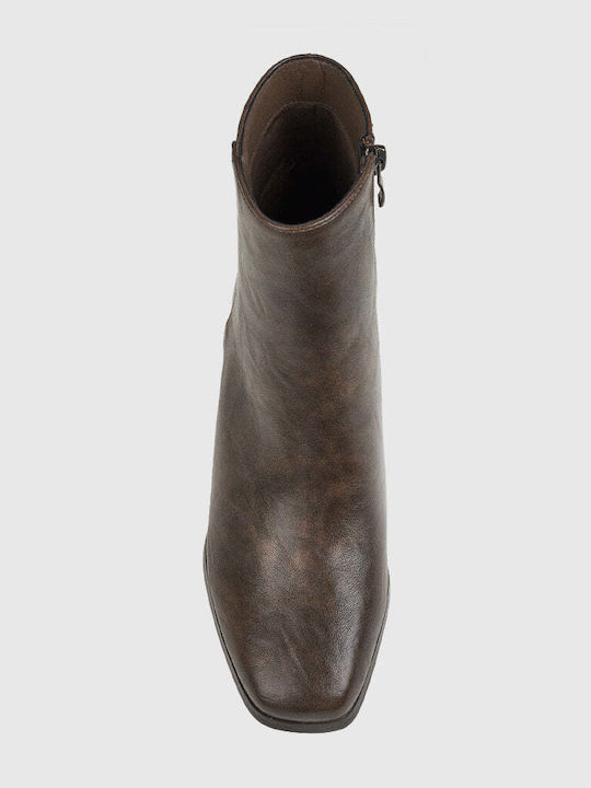 Stiefeletten Damen Braun