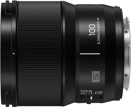 Panasonic Cadru complet Obiectiv Foto Lumix S 100mm f/2.8 Macro pentru Montura Leica L Black