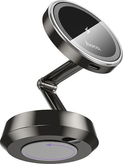Hoco HW33 Βάση Κινητού Αυτοκινήτου 4.5" - 7" με Μαγνήτη MagSafe Metal Gray