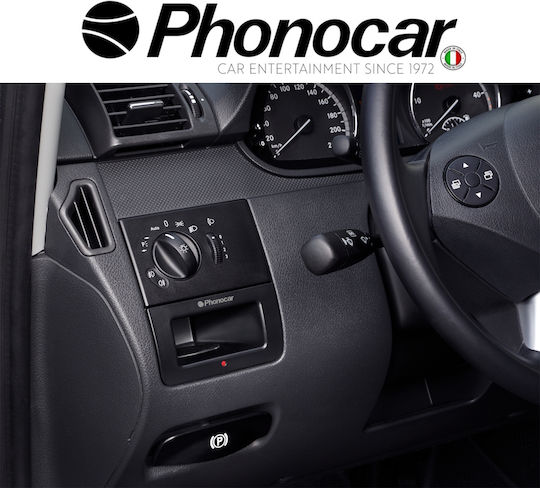 Phonocar Βάση Κινητού Αυτοκινήτου με Αντιολισθητική Επιφάνεια Μαύρη