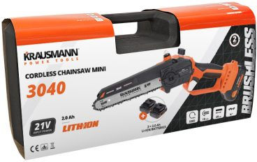 Krausmann Кастрене Безчетков 21V 1.28кг с шина 20см