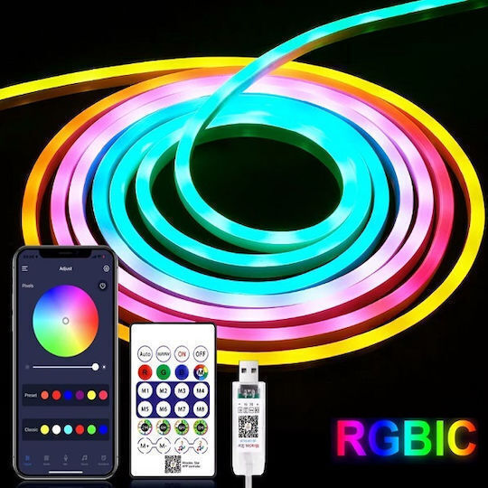 SPV LED Strip 5V RGB Light with Remote Control
