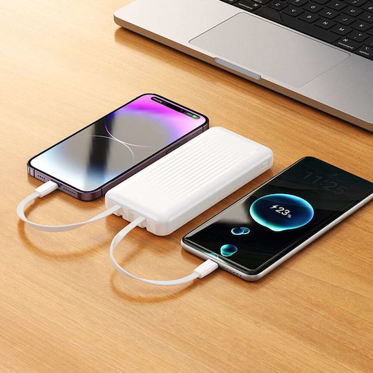 Borofone BJ79 Power Bank 10000mAh με Θύρα USB-A Μαύρο