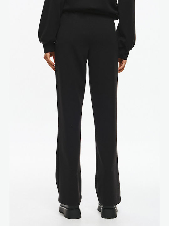 Women's Fabric Trousers Black