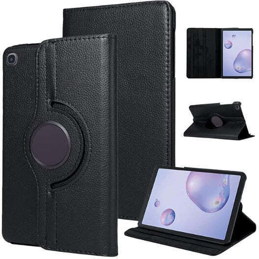 Θήκη Rotating 360 Stand Case Samsung T220 T225 Tab A7 Lite 8.7 High Quality Μαύρο