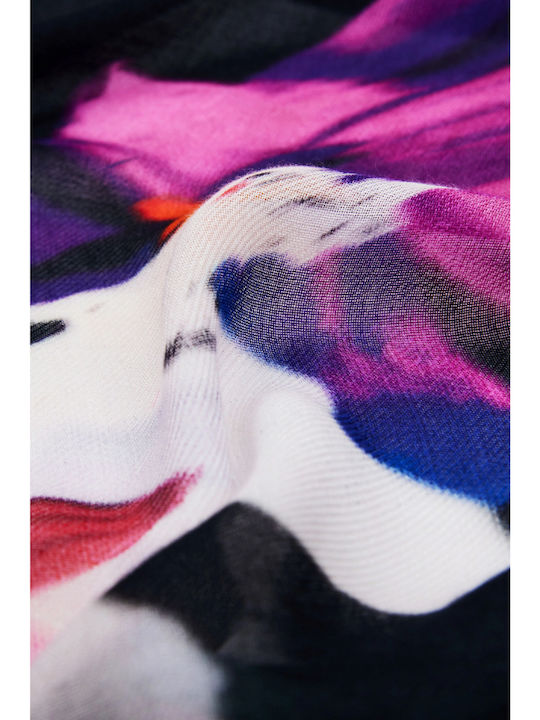 Desigual Damen Schal Schwarz