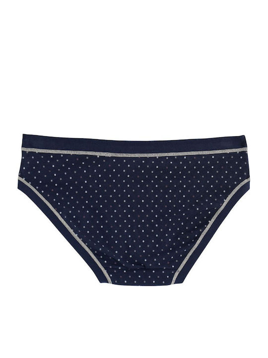 Βαμβακερά Damen Slip 3Pack Blue-beige-white