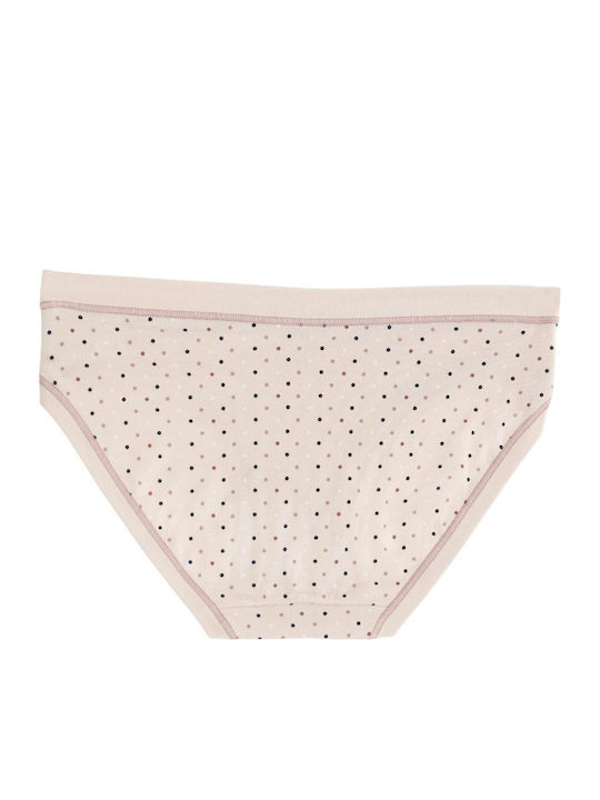 Βαμβακερά Damen Slip 3Pack Blue-beige-white