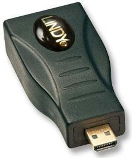 Lindy Konverter Mini-HDMI / Mikro-HDMI / HDMI / DIN männlich zu Mini-HDMI / Mikro-HDMI / HDMI / DIN weiblich 1 Stück 41296