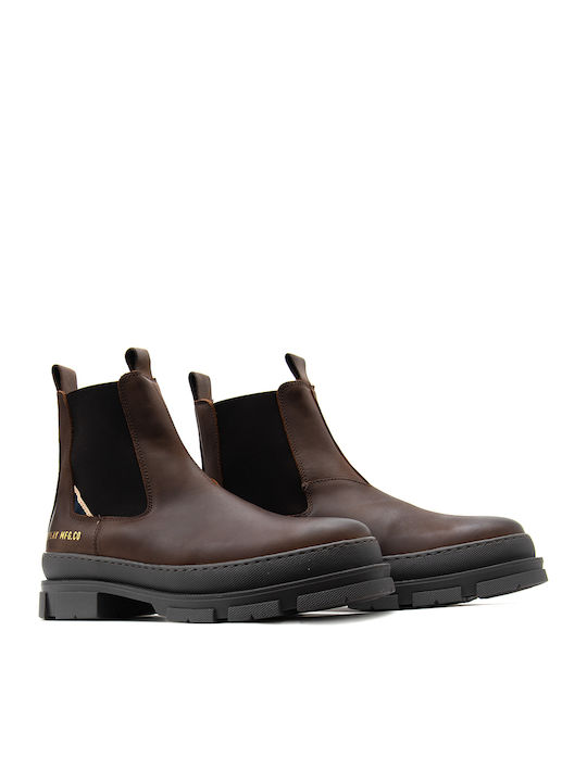 Leather Brown Chelsea Boots