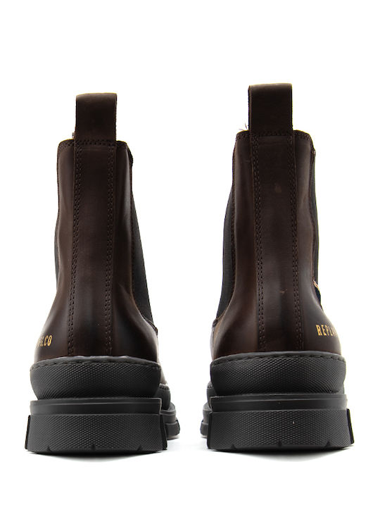 Leather Brown Chelsea Boots