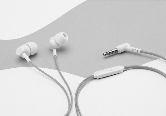 Cellular Line AUINEARSMART In-ear Handsfree με Βύσμα 3.5mm Λευκό