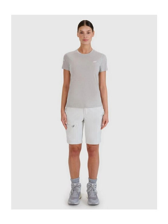 4F Functional Women's Short Sleeve Promotional T-Shirt Beige