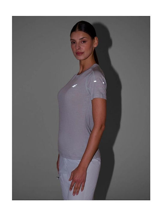 4F Functional Women's Short Sleeve Promotional T-Shirt Beige