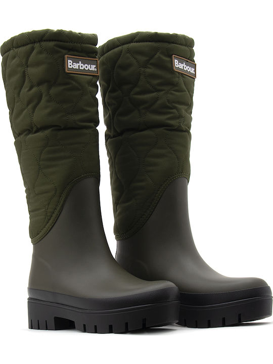 Marnie Women's Wellies With Medium Heel Black