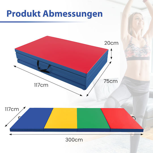 Costway Exercise Mat Multicolour (300x117x5cm)
