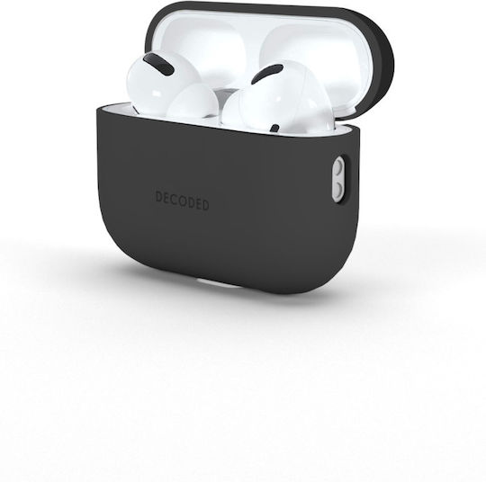Decoded Aircase Case Silicone in Black color for Apple AirPods Pro 3